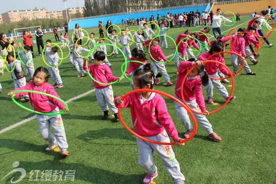 山西朔州紅纓新蕾幼兒園舉辦陽光體育展示會